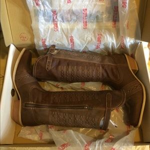 Durango Crush Belted Western Boot Women Size 9